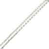 18k White Gold 9.29ctw Double Row Diamond Tennis Bracelet