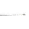 18k White Gold 9.29ctw Double Row Diamond Tennis Bracelet