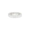 18k White Gold 4.48ctw Radiant Cut Diamond Eternity Band