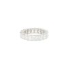 18k White Gold 4.48ctw Radiant Cut Diamond Eternity Band