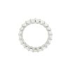 18k White Gold 4.48ctw Radiant Cut Diamond Eternity Band