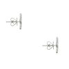 18k White Gold 0.76ctw Pave Diamond Star Stud Earrings