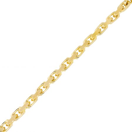 14k Yellow Gold 4.6mm High Polished Link Bracelet