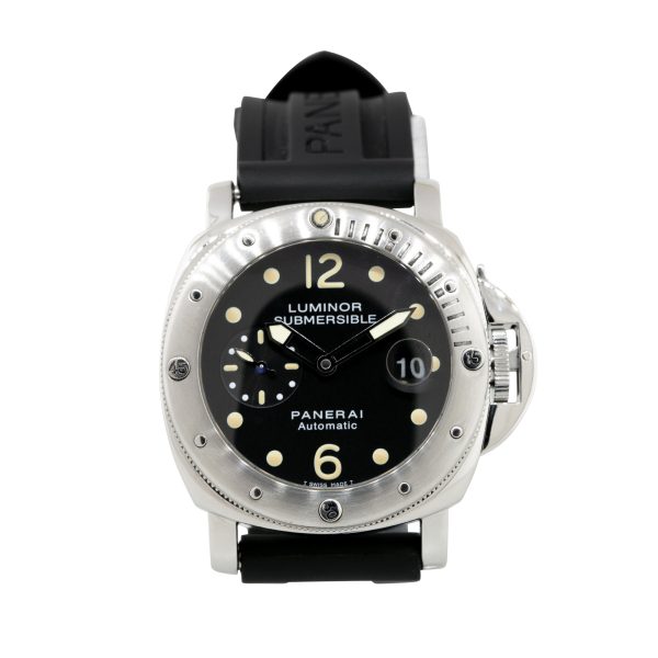 Panerai Luminor Submersible Stainless Steel Black Dial Watch