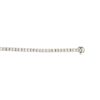 14k White Gold 4.67ctw Princess Cut Diamond Tennis Bracelet