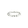 14k White Gold 0.97ctw Round Brilliant Diamond Half Way Band