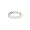 18k White Gold 2.86ctw Heart Shaped Diamond Eternity Band