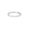 14k White Gold 0.75ctw Marquise Cut Diamond Half Way Band