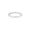 14k White Gold 0.75ctw Marquise Cut Diamond Half Way Band