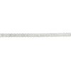18k White Gold 6.5ctw Round Brilliant and Baguette Cut Diamond Bracelet