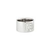 18k White Gold 0.73ctw Mosaic Diamond High Polished Wide Band