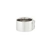 18k White Gold 0.73ctw Mosaic Diamond High Polished Wide Band