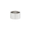 18k White Gold 0.73ctw Mosaic Diamond High Polished Wide Band