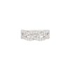 14k White Gold 1.0ctw Round Brilliant Diamond Braided Band Ring