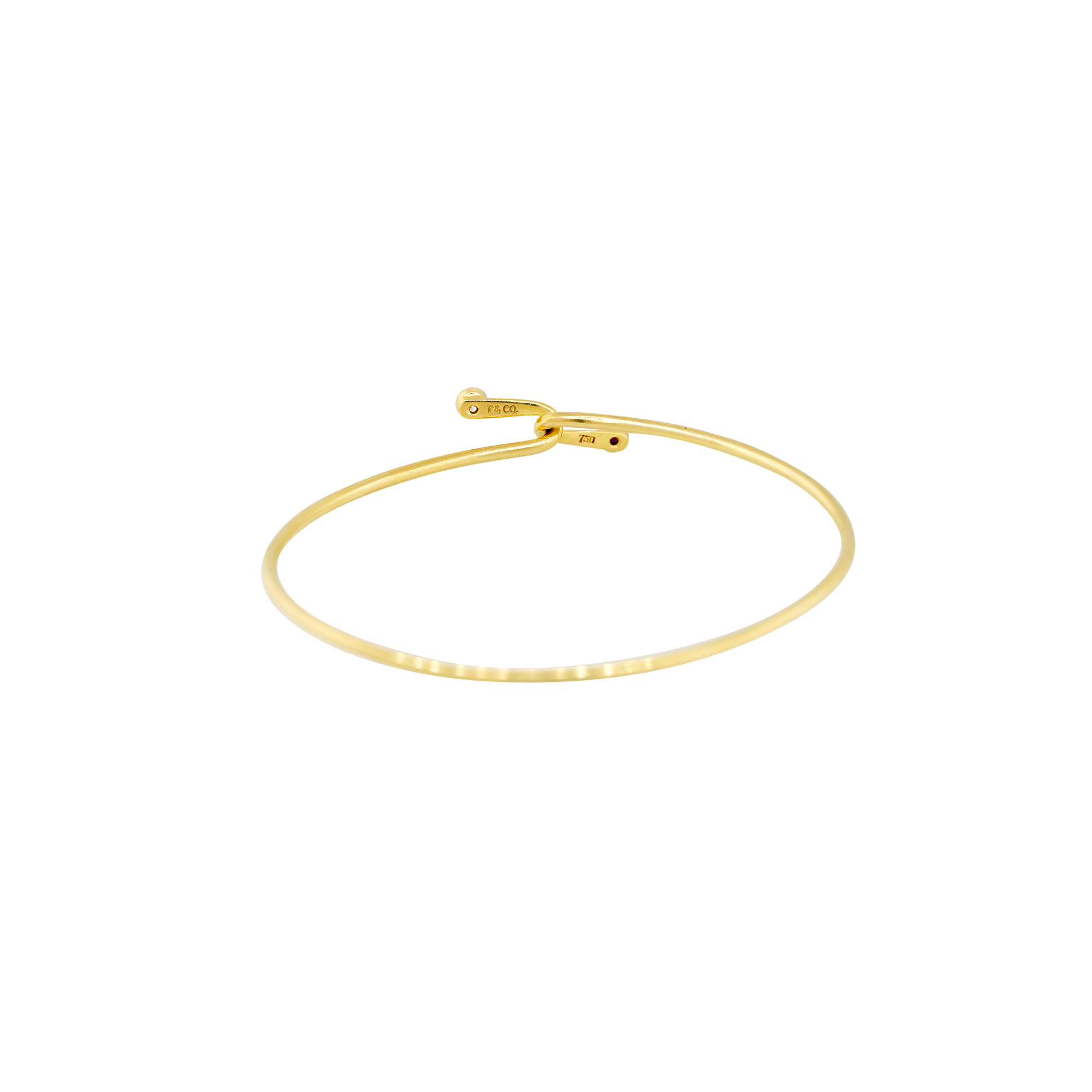 Tiffany Co Lock bracelet with diamonds