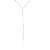 18k White Gold 10.17ctw Pear Shape Diamond Drop Necklace