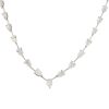 18k White Gold 10.17ctw Pear Shape Diamond Drop Necklace