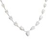 18k White Gold 10.17ctw Pear Shape Diamond Drop Necklace