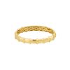 18k Yellow Gold 2.02ctw Pave Diamond Wide Ribbed Bangle