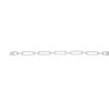 18k White Gold 3.25ctw Pave Diamond Elongated Link Bracelet