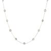 14k White Gold 22.87ctw Diamonds By The Yard 36" Necklace