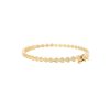 18k Yellow Gold 0.85ctw Hearts Pave Diamond Bangle Bracelet
