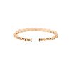 18k Rose Gold 4.93ct Colored Stones & 0.42ct Diamond Bangle Bracelet