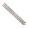 18k White Gold 27.9ct Diamond 9-Row Tennis Bracelet 