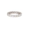 18k White Gold 3.57ctw Round Brilliant Cut Diamond Eternity Ring
