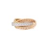 18k Tri-Color Gold 1.84ctw Diamond Rolling Ring