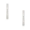 18k White Gold 4.61ctw Diamond Multi-Shape Hoop Earrings