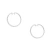 18k White Gold 4.61ctw Diamond Multi-Shape Hoop Earrings