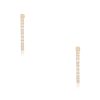 18k Yellow Gold 4.24ctw Round Brilliant cut Diamond Inside-Out Hoop Earrings