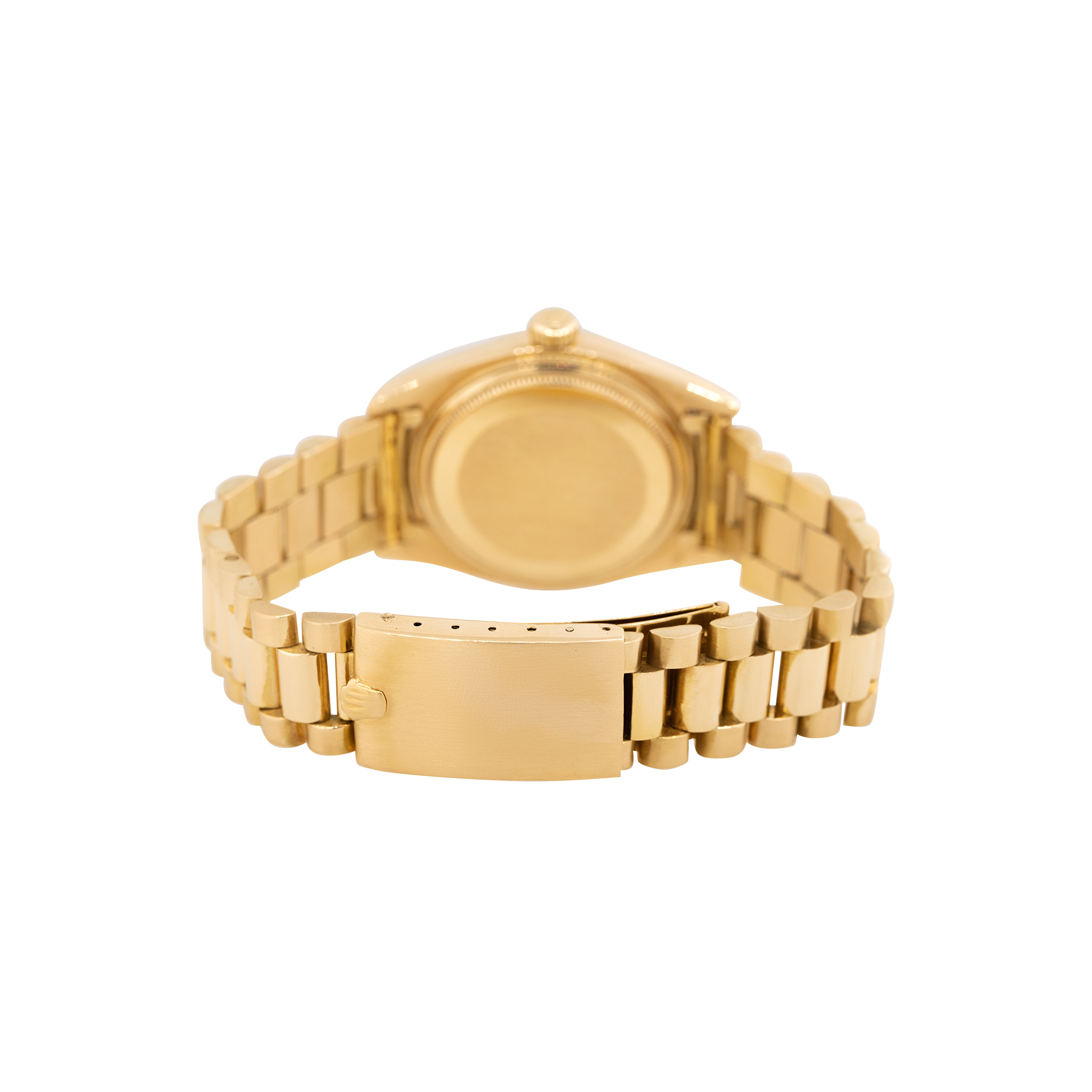 Rolex 1803 Day Date 18k Yellow Gold Pie Pan Dial Fluted Bezel
