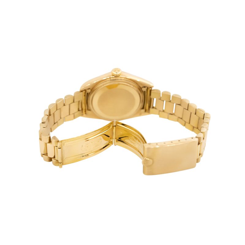 Rolex 1803 Day-Date 18k Yellow Gold Pie Pan Dial Fluted Bezel President Watch