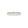 14k White Gold 2.10ctw Round Brilliant Diamond 3/4 Wedding Band