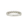 14k White Gold 2.10ctw Round Brilliant Diamond 3/4 Wedding Band