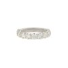 14k White Gold 2.40ctw Round Brilliant Diamond 3/4 Wedding Band