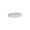 14k White Gold 2.40ctw Round Brilliant Diamond 3/4 Wedding Band - Image 5