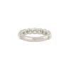 14k White Gold 2.40ctw Round Brilliant Diamond 3/4 Wedding Band - Image 6