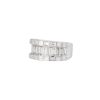 18k White Gold 3.52ctw Baguette Cut Diamond Ring