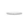 18k White Gold 1.88ctw Pave Diamond Ribbed Bangle Bracelet