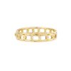 18k Yellow Gold 1.25ctw Open Link Diamond Bangle Bracelet