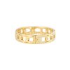 18k Yellow Gold 1.25ctw Open Link Diamond Bangle Bracelet