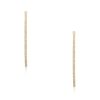 18k Yellow Gold 1.92ctw Round Brilliant Cut Diamond Large Hoop Earrings