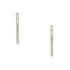 14k Yellow Gold 8.90ctw Round Brilliant Cut Diamond Inside-Out Hoop Earrings