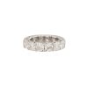 Platinum 7.12ctw Cushion Cut Diamond Eternity Band