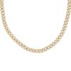 18k Yellow Gold 10.04ctw Pave Diamond Cuban Link Necklace 