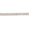 14k White Gold 15.37ctw Pave Diamond Cuban Link Chain Necklace