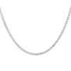 14k White Gold 8ct Round Brilliant Cut Diamond Tennis Necklace